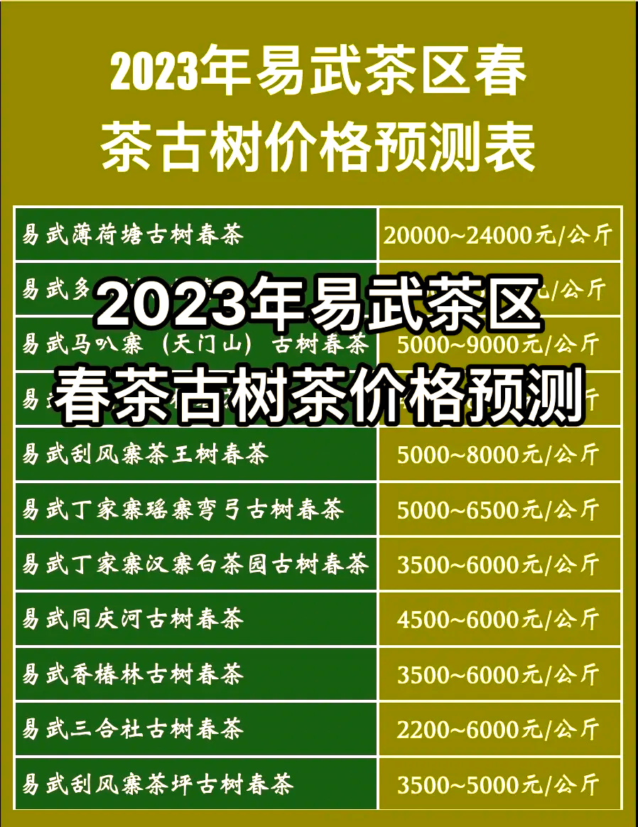中国最贵茶叶排名价格表(中国最贵的茶叶排名百度百科)