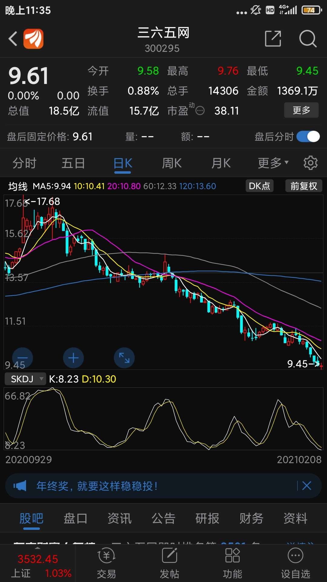 三六五网股吧(300295三六五网股票行情) 三六五网股吧(300295三六五网股票行情)