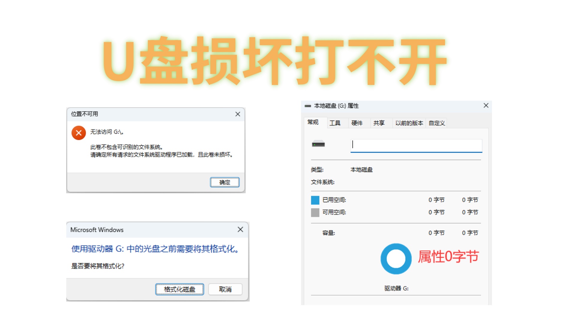 u盘修复(u盘修复命令chkdsk) u盘修复(u盘修复命令chkdsk)