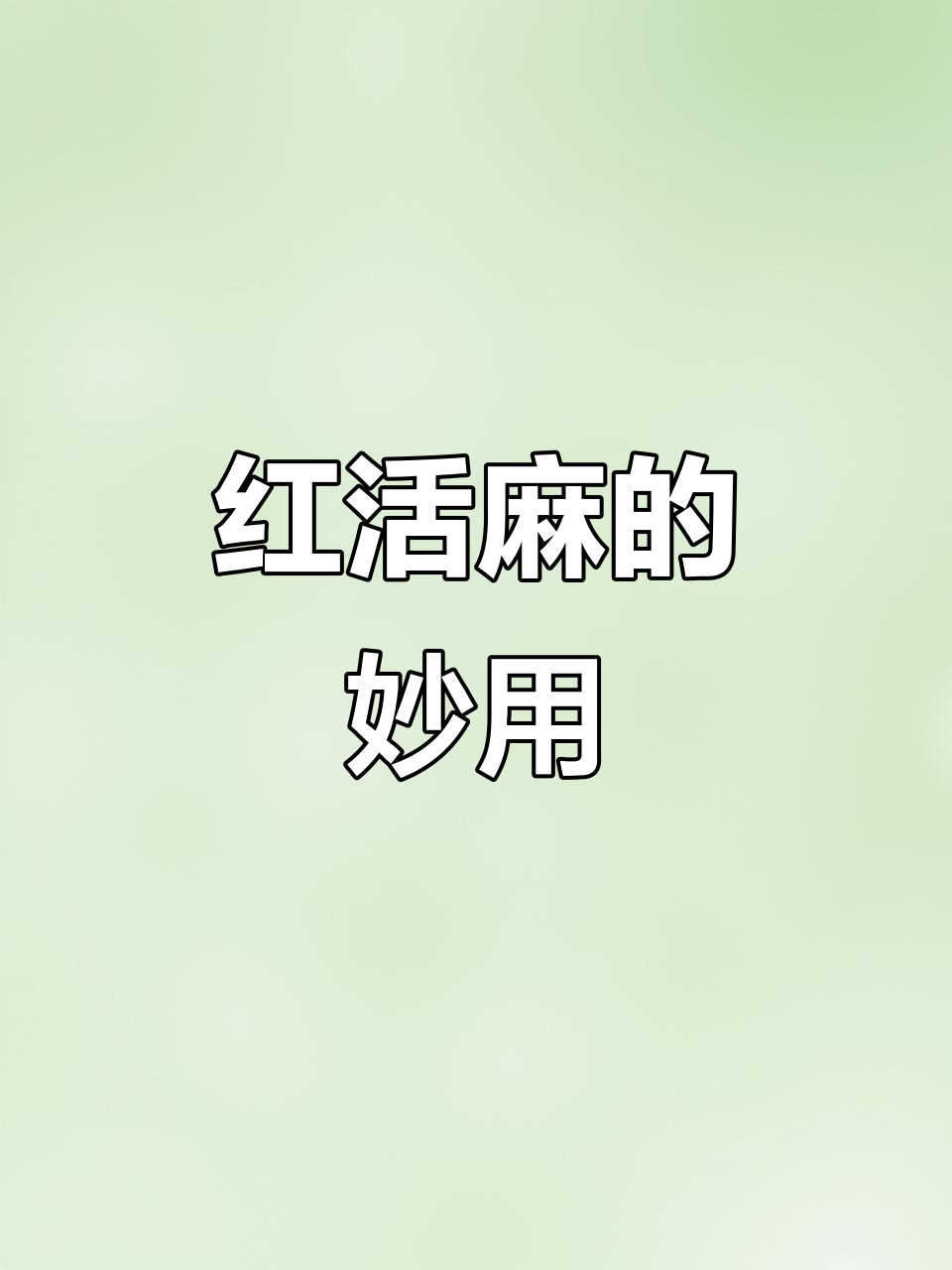 红活麻图片(红活麻图片大全)