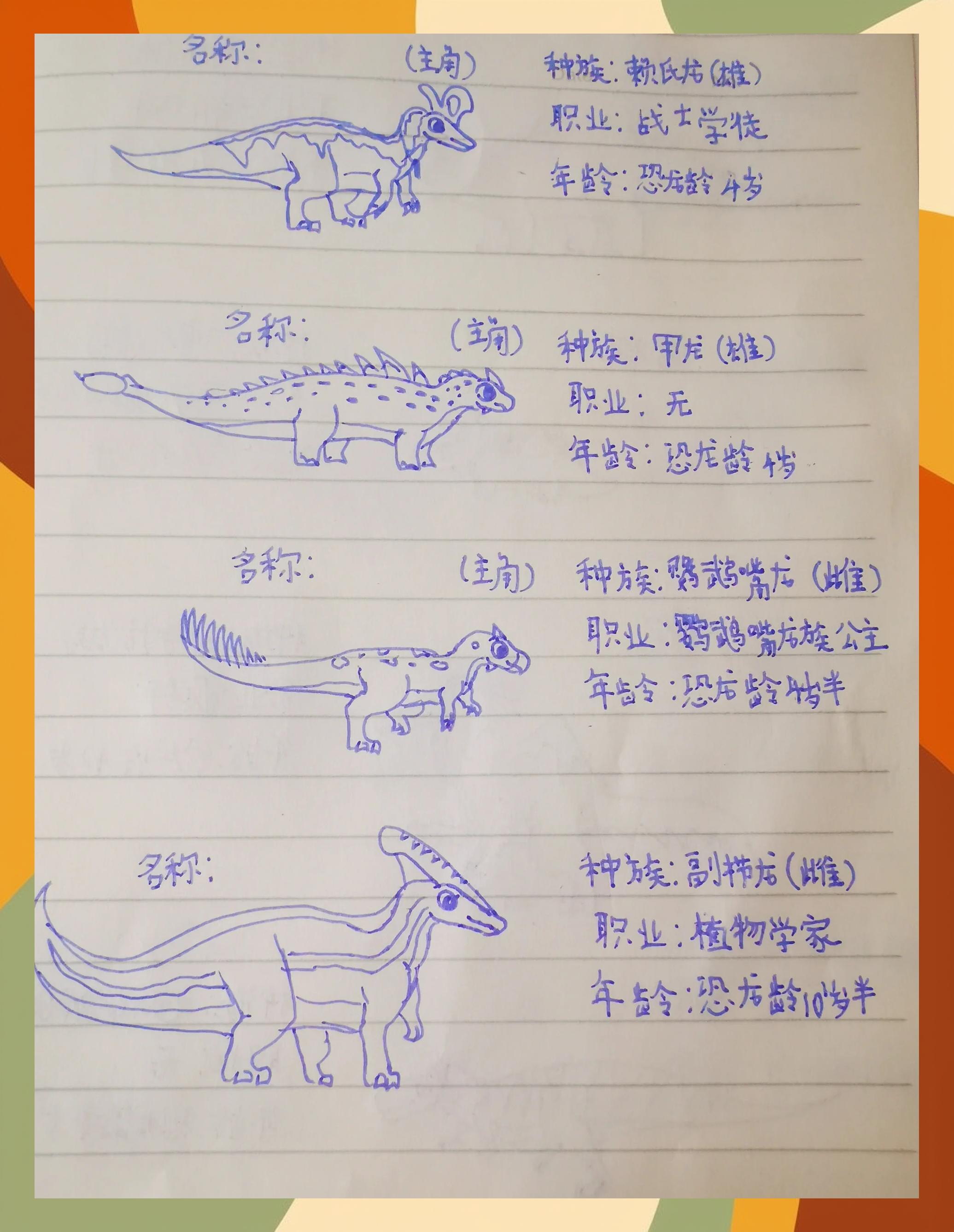 恐龙图片和名字(恐龙图片和名字对比)