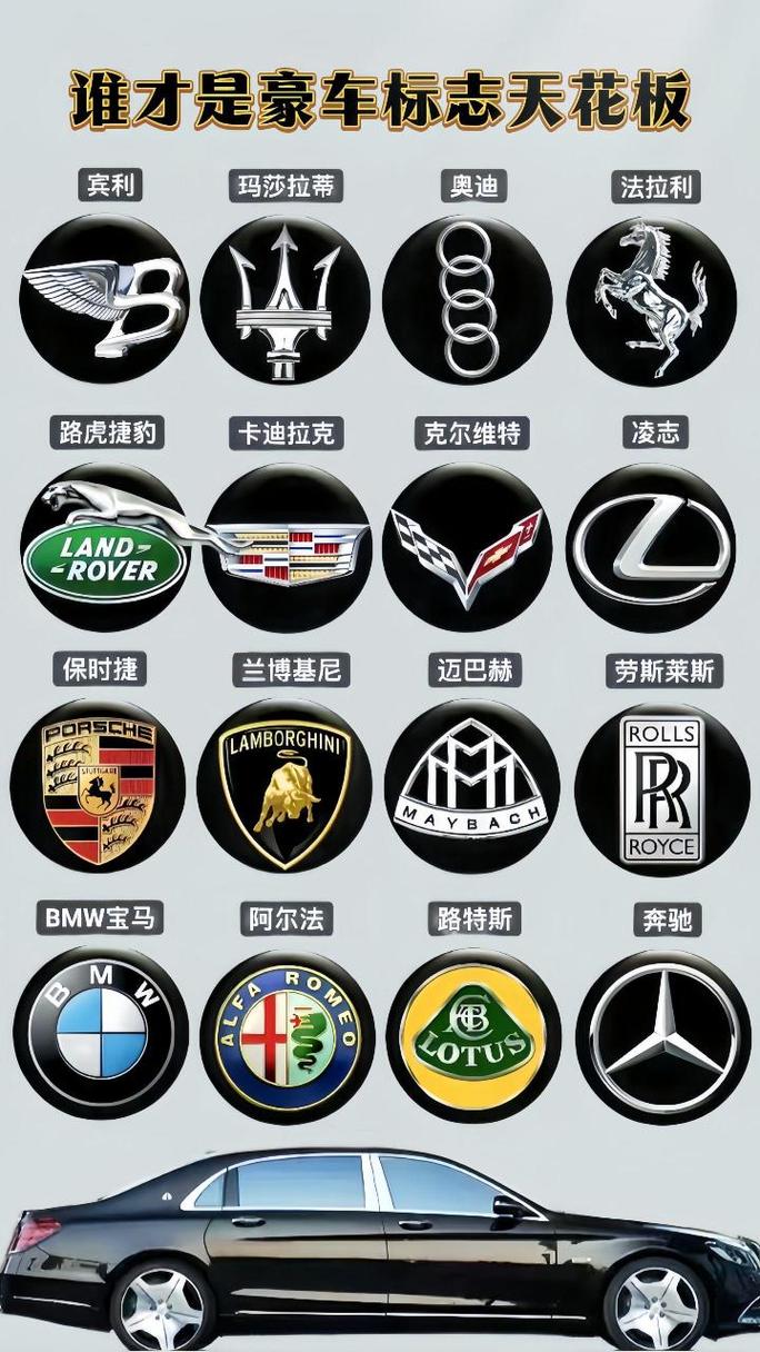汽车标志大全图片及名字(汽车标志图片大全 使用说明)