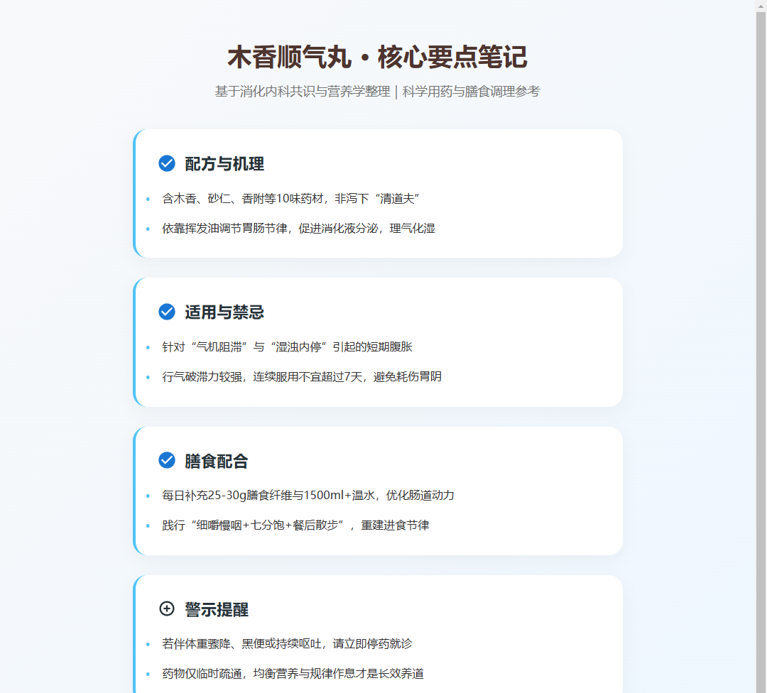 木香顺气丸组成(木香顺气丸主要治什么)