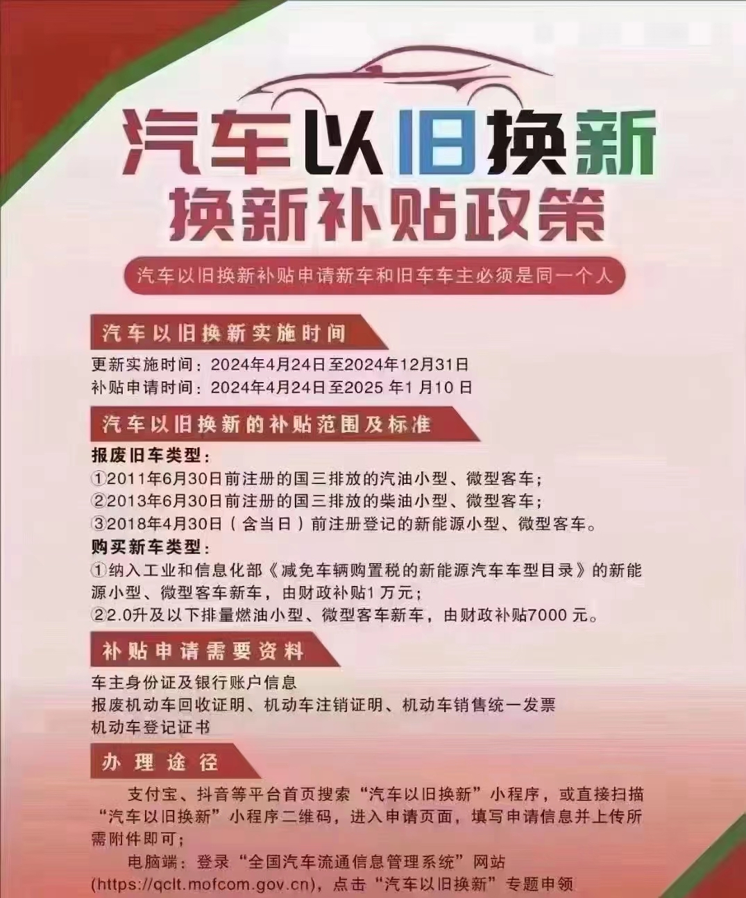 旧车置换新车价格表(旧车换新车抵40000元附近门店)