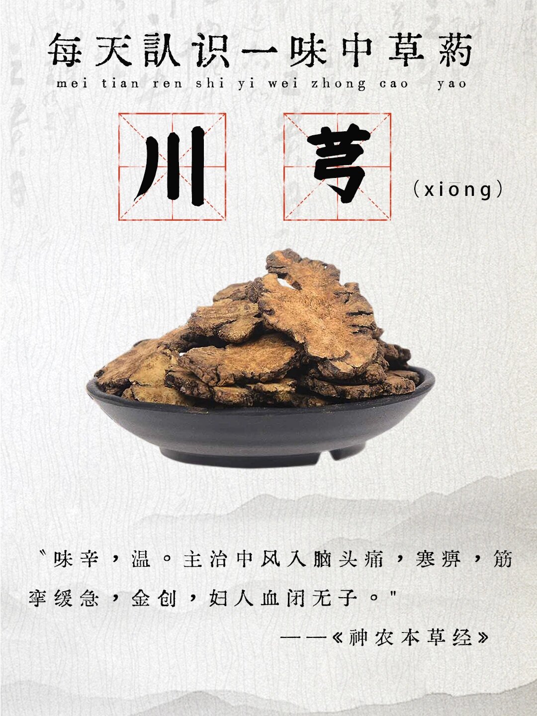 酒川芎的功效与作用(中药酒川芎的功效与作用)