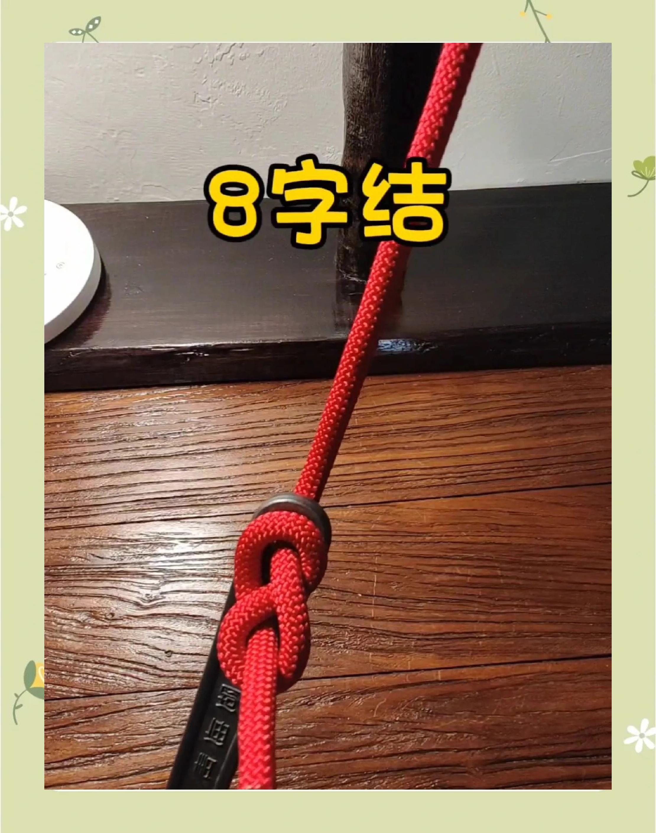 八字扣的绑法图解(八字扣的绑法图解扣) 八字扣的绑法图解(八字扣的绑法图解扣)